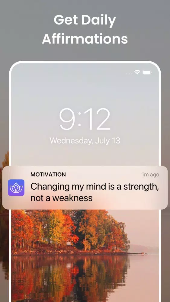 Zrzuty ekranu Mantra: Daily Affirmations