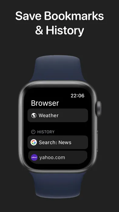 Zrzuty ekranu UBrowser: Browser on Watch