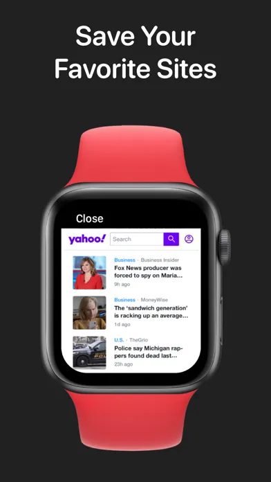 Zrzuty ekranu UBrowser: Browser on Watch