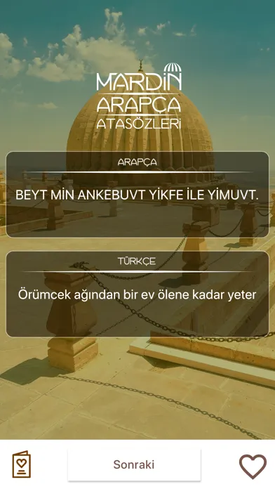 Mardin Arapça Atasözleri Ekran Görüntüleri