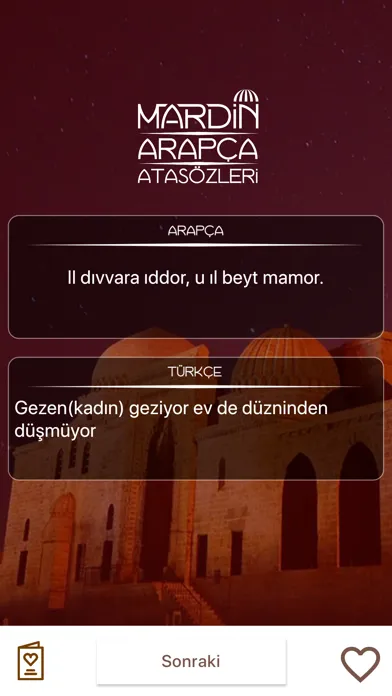 Mardin Arapça Atasözleri Ekran Görüntüleri