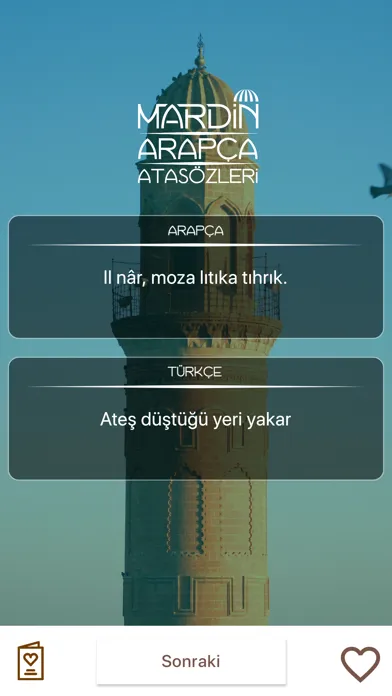 Mardin Arapça Atasözleri Ekran Görüntüleri