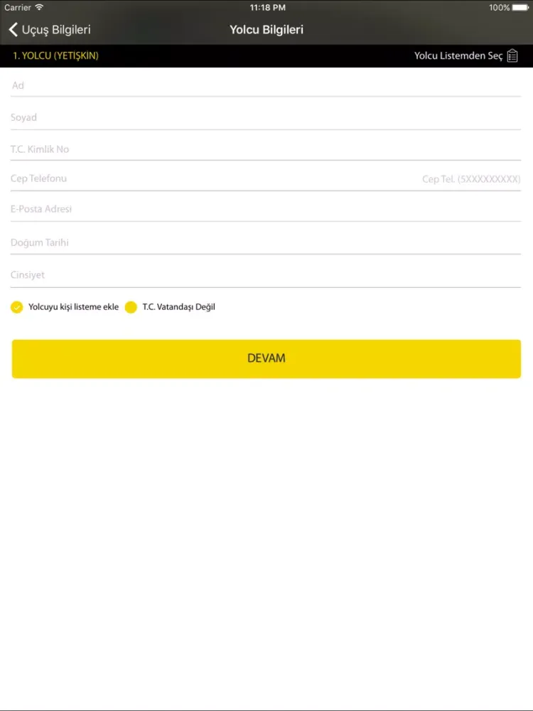 Скриншоты Ucuz Uçak Bileti .Net iPad 