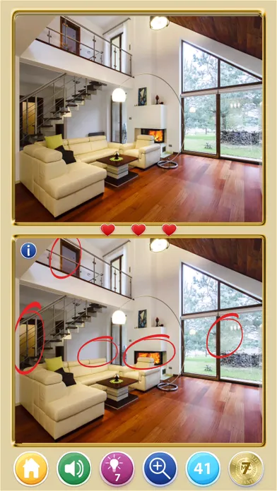 Zrzuty ekranu Find The Difference! Rooms HD