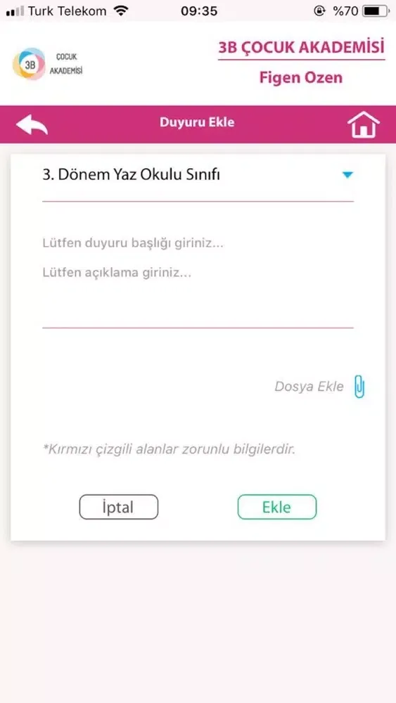 Capturas de pantalla de 3B Çocuk Akademi