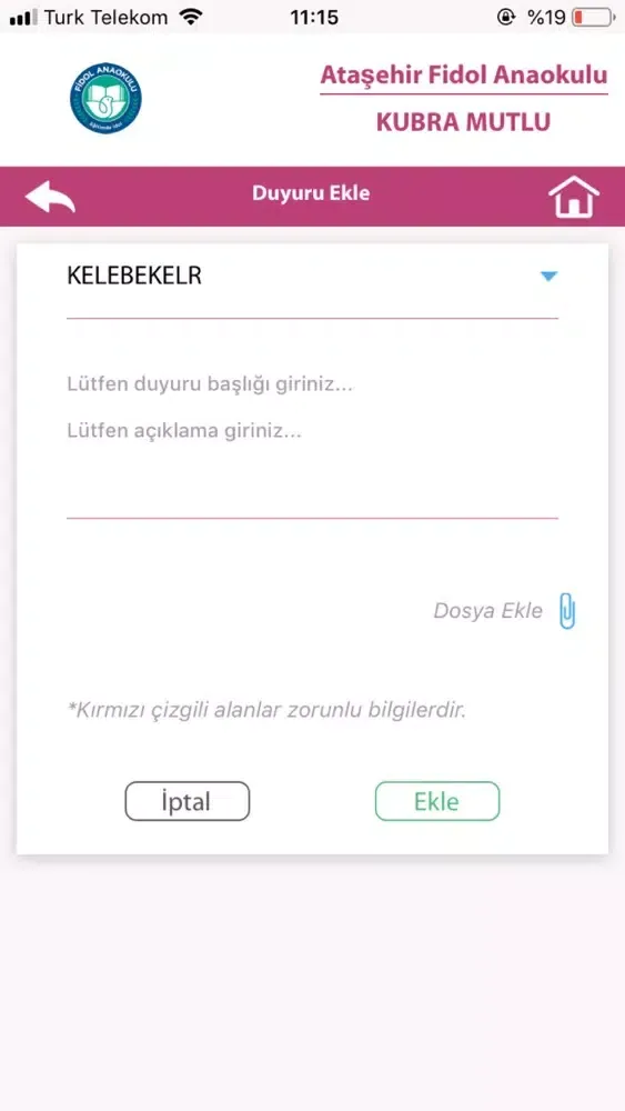 Ataşehir Fidol Anaokulu Screenshots