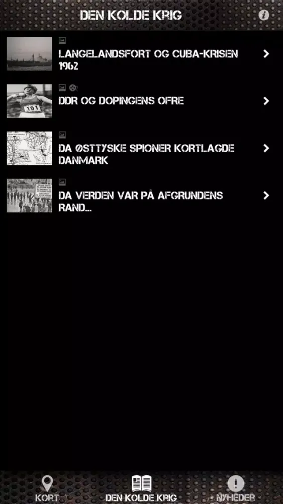 Capturas de tela do Koldkrigsmuseum Langelandsfort