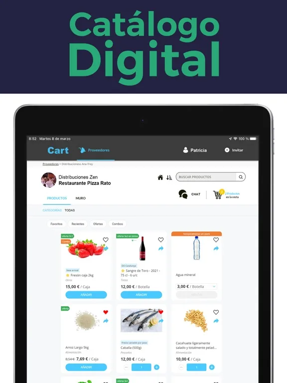 Cart iPad Screenshots