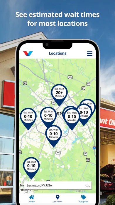 Captures d'écran de Valvoline Instant Oil Change