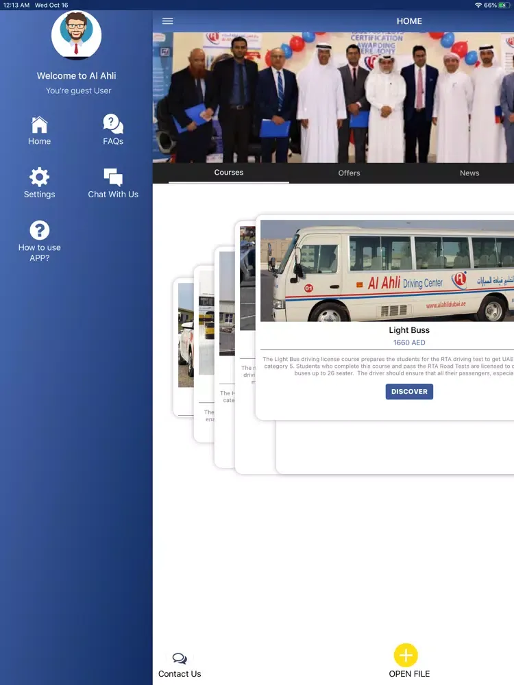 AlAhli Driving Center iPad  स्क्रीनशॉट