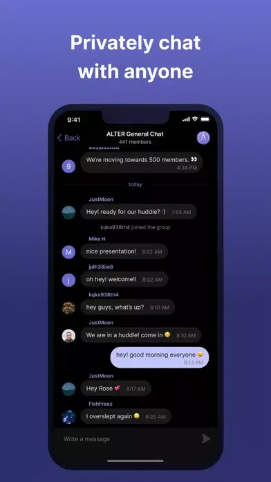 تصاویر ALTER - Anonymous messaging