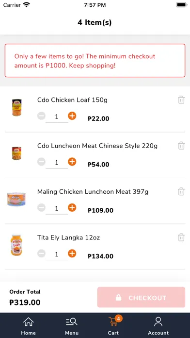 Screenshot di AllDay Supermarket