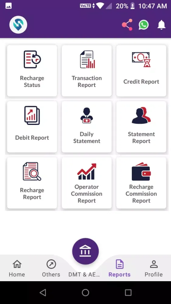 Tangkapan layar Recharge Forum- Commission App