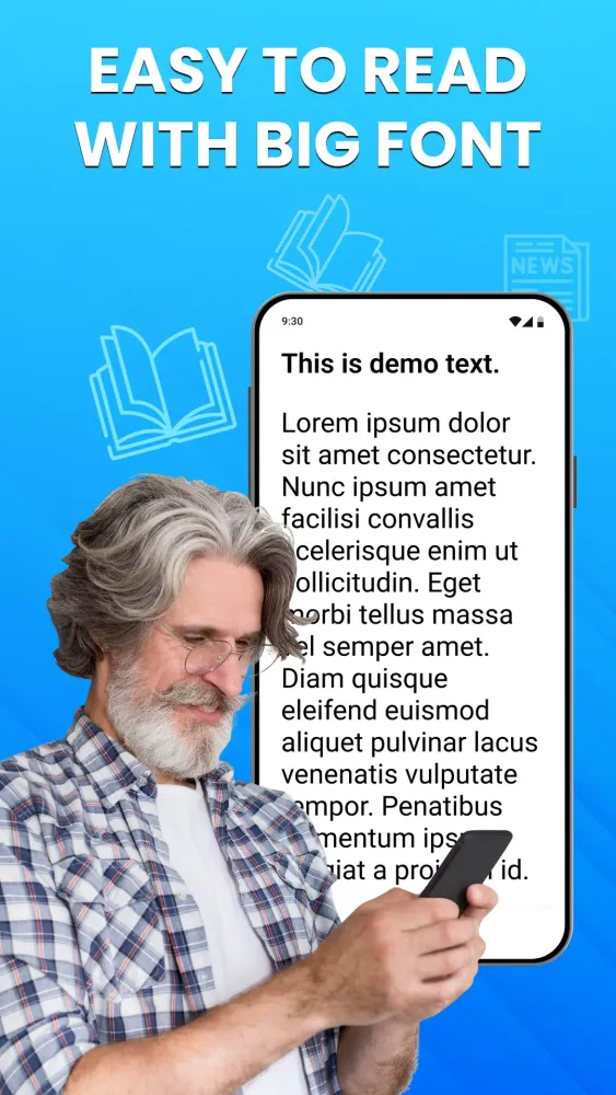 Big Font Screenshots