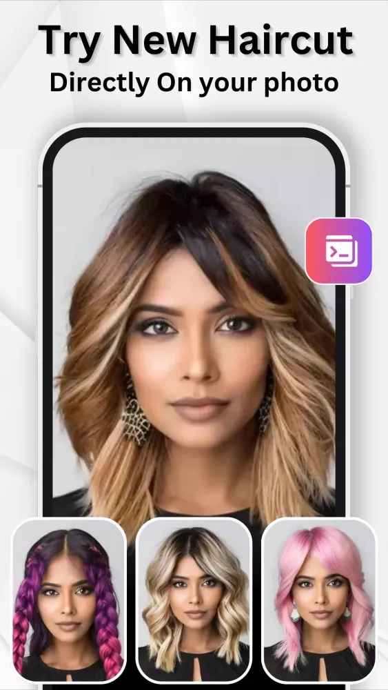 Try Hairstyles-AI Change Color スクリーンショット
