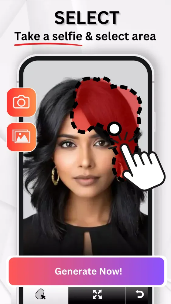 Try Hairstyles-AI Change Color スクリーンショット