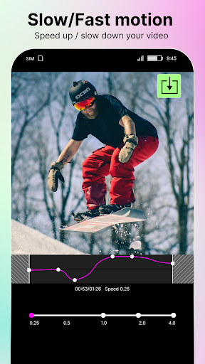 Slow motion video fast&slow mo Screenshots