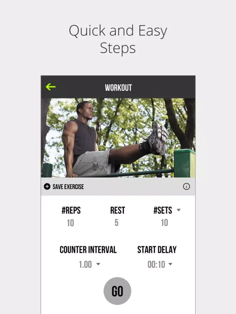Count My Reps Fitness Trainer iPad  স্ক্রিনশট