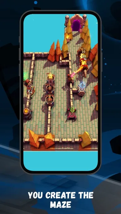 ภาพหน้าจอของ Maze Defenders - Tower Defense