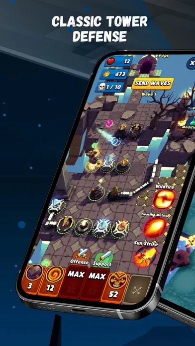 ภาพหน้าจอของ Maze Defenders - Tower Defense