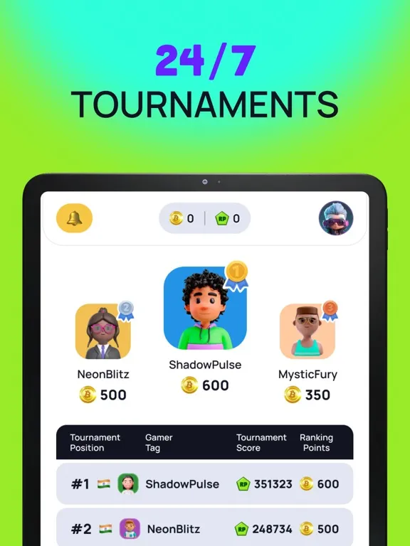 Mobile Esports: Earn Bitcoin iPad  스크린샷