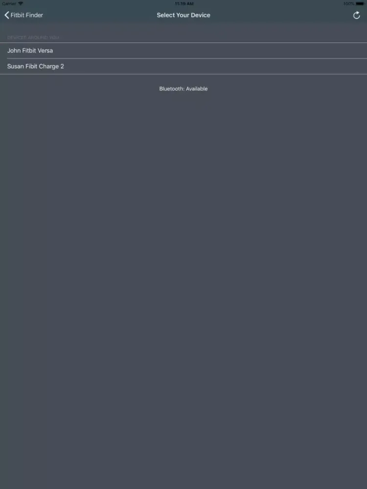 Capturas de tela do Fitbit Finder - Find My Fitbit iPad 