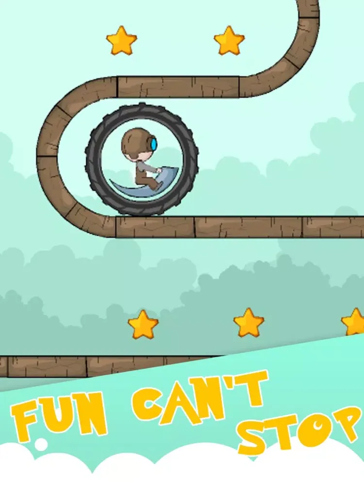 Wheel Bike Racing - Tyre Boy iPad  स्क्रीनशॉट