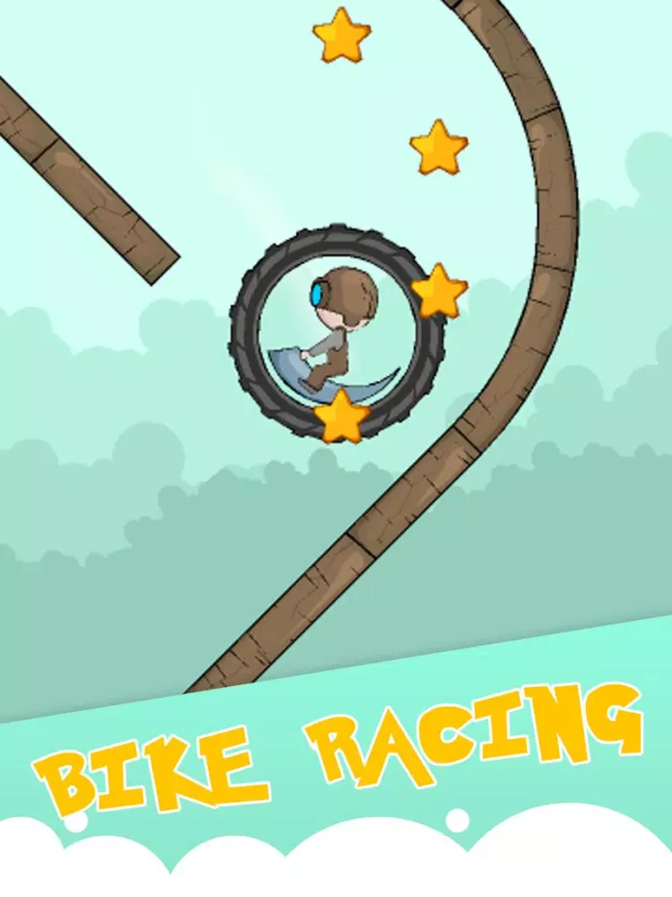 Wheel Bike Racing - Tyre Boy iPad  स्क्रीनशॉट