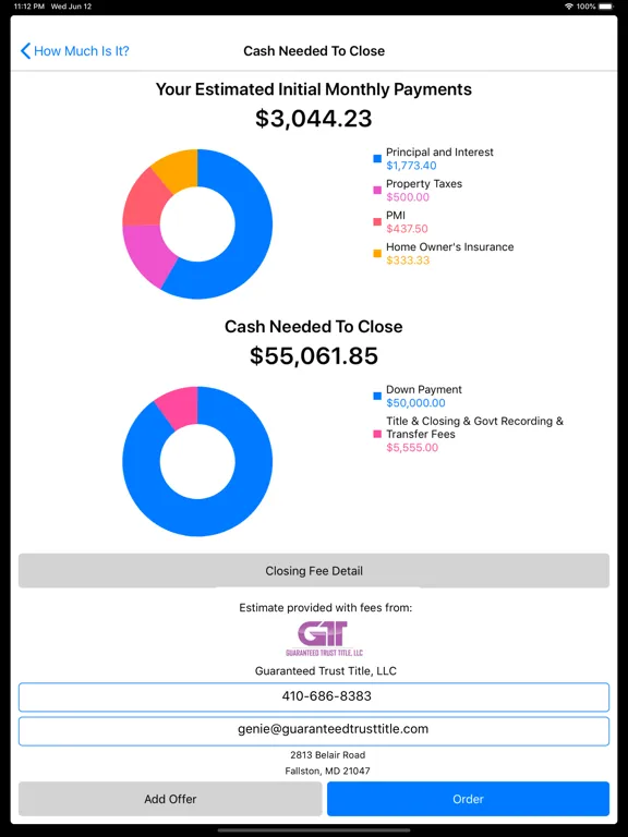 Guaranteed Trust Title iPad 應用截圖