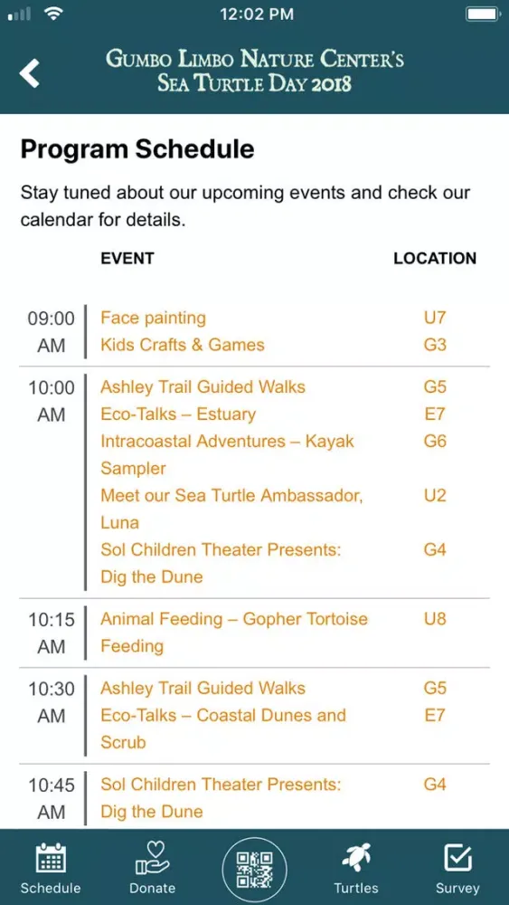 Gumbo Limbo Sea Turtle Day '18 سکرین شاٹس