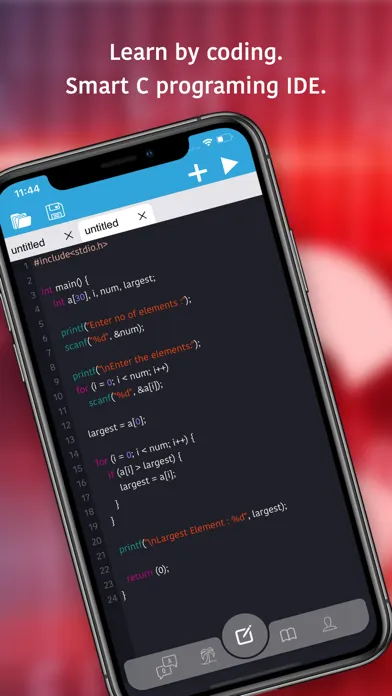 Zrzuty ekranu C Compiler