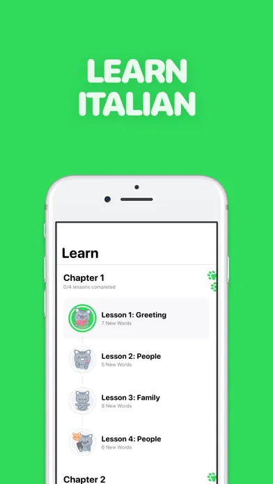 Learn Italian - LingoCat سکرین شاٹس