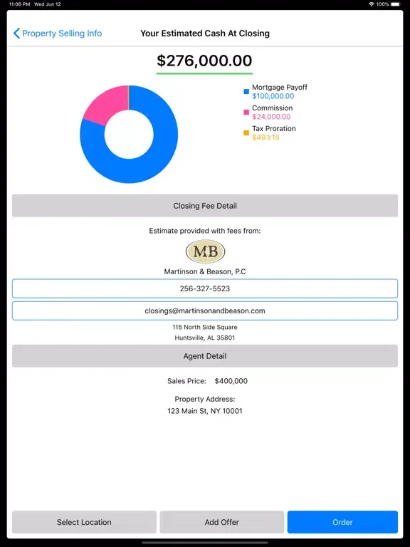 Martinson & Beason iPad  Screenshots