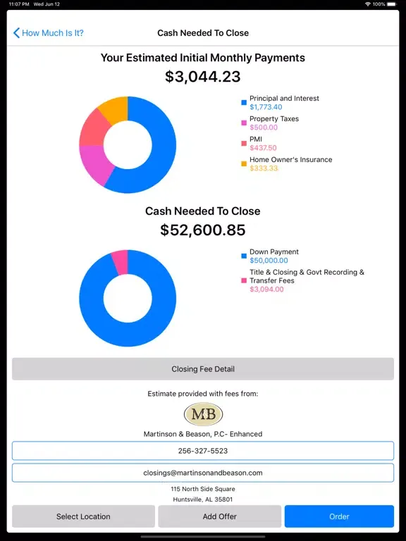 Martinson & Beason iPad  Screenshots