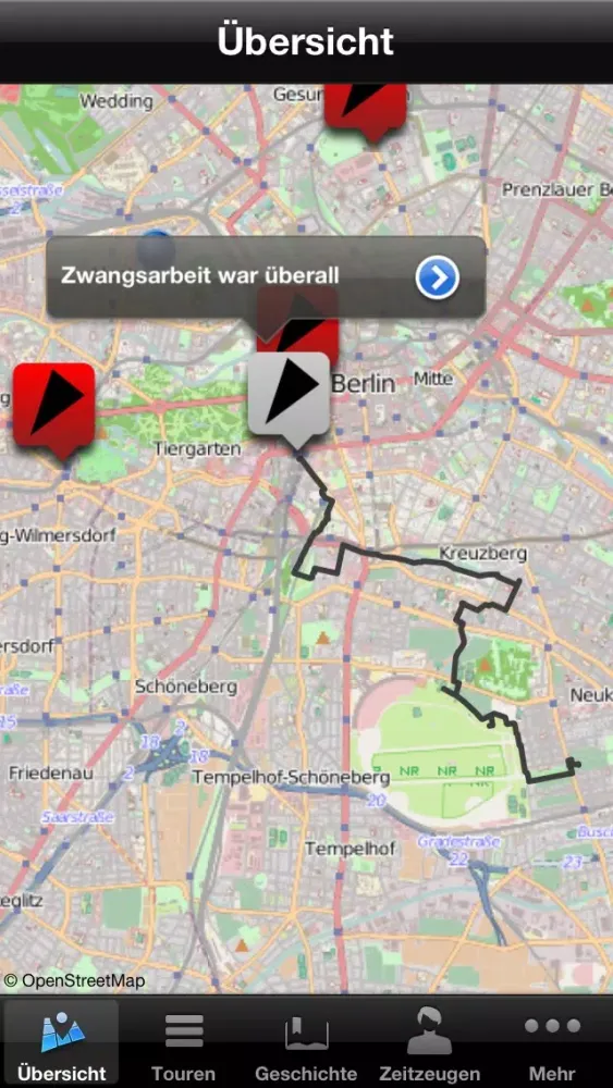 Forced Labour. The Testimony App by Berlin History Workshop Screenshots
