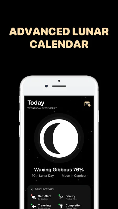 Moontune - Moon Phase Calendar Screenshots