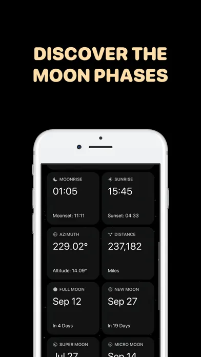 Moontune - Moon Phase Calendar Screenshots