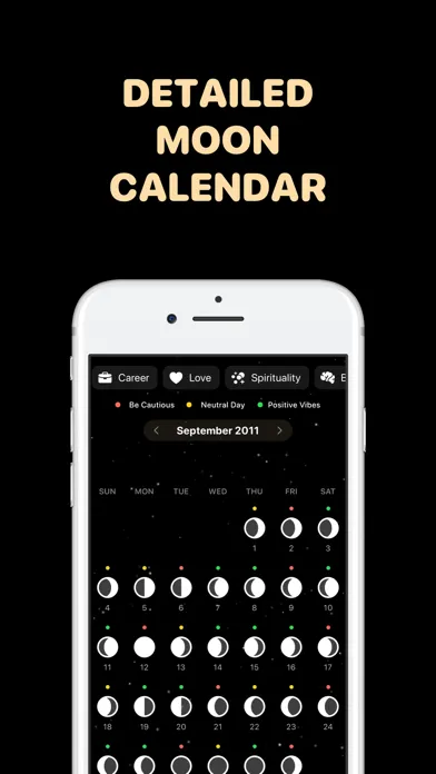 Moontune - Moon Phase Calendar Screenshots