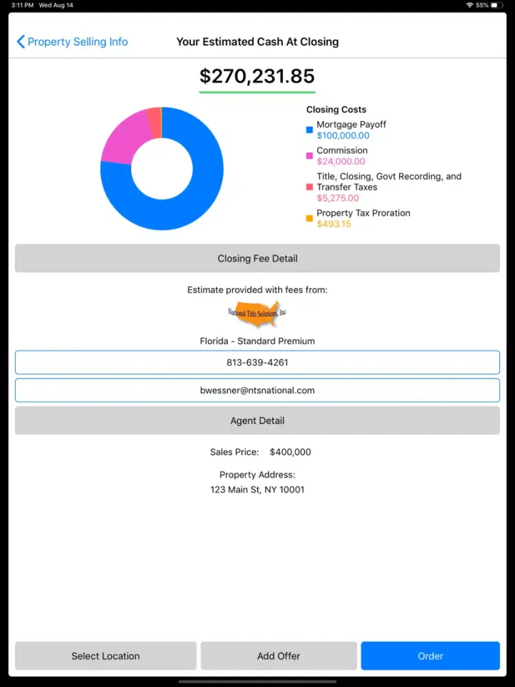 Screenshot di National Title Solutions, Inc. iPad 