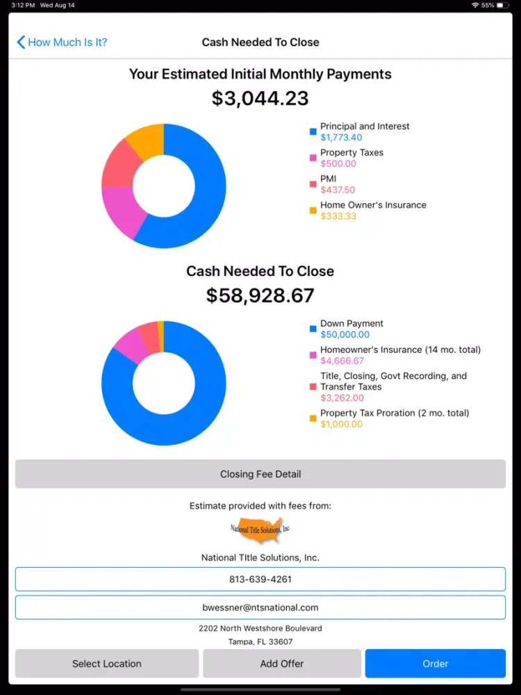 Screenshot di National Title Solutions, Inc. iPad 
