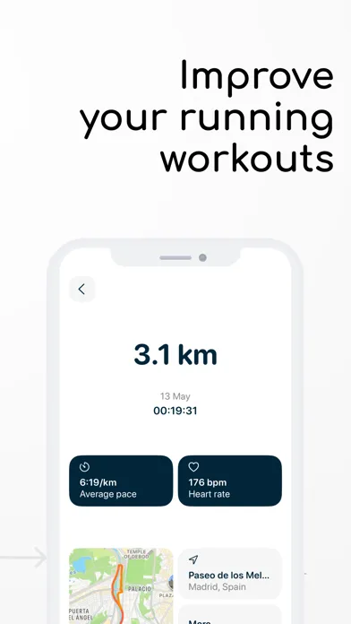 Ảnh chụp màn hình của Pacer | Stay on pace