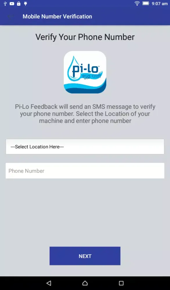 Zrzuty ekranu PILO Feedback