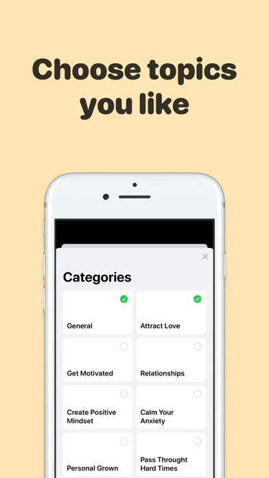 Screenshot di Happy - Daily Affirmations