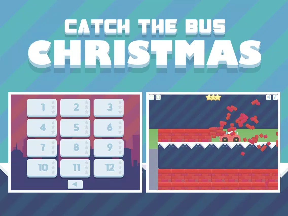 Zrzuty ekranu Catch the Bus:Christmas iPad 