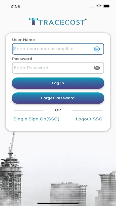 Tracecost App স্ক্রিনশট