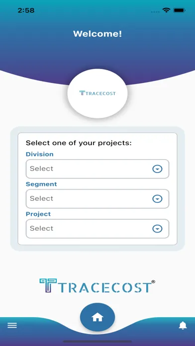 Tracecost App স্ক্রিনশট