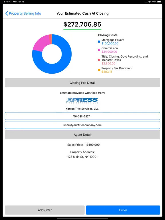 ภาพหน้าจอของ Xpress Title iPad 