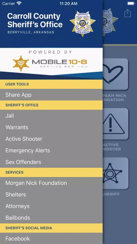 Carroll County Sheriff (AR) スクリーンショット