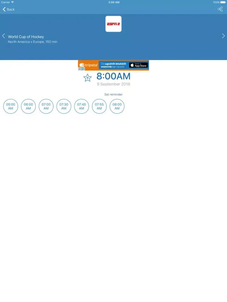 Australian Live Sport TV Guide iPad  Ekran Görüntüleri