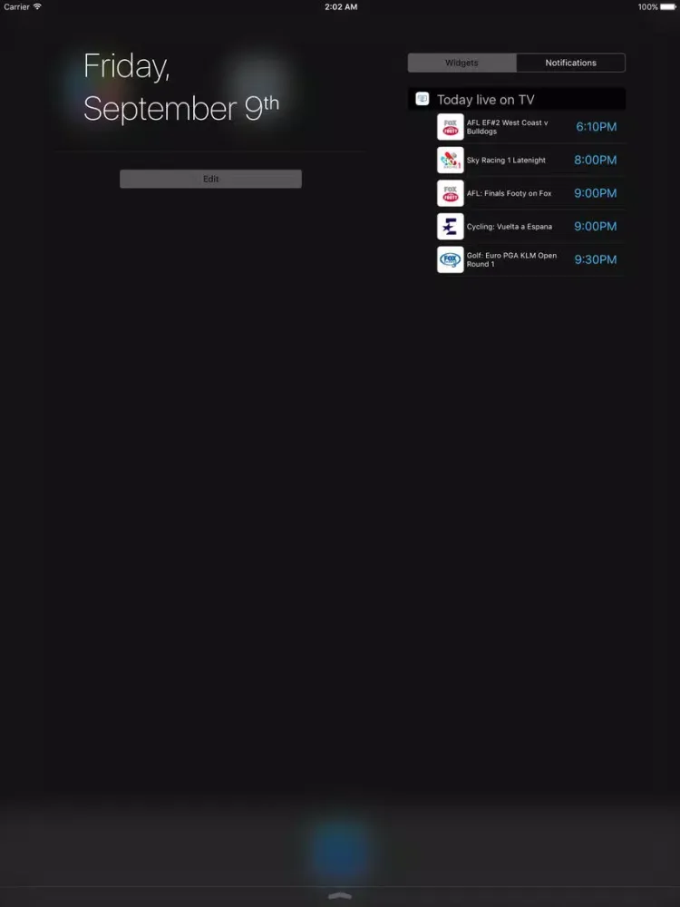 Australian Live Sport TV Guide iPad  Ekran Görüntüleri